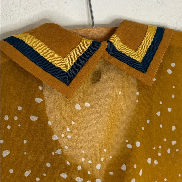 CABI Cheers Semi Sheer Sleeveless Blouse Retro Office Size XS - Picture 15 of 16